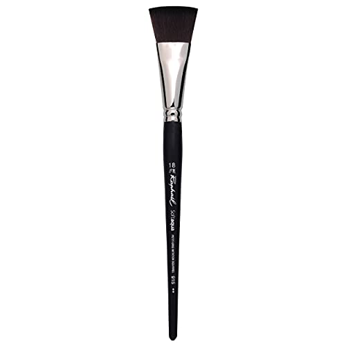 Raphael SoftAqua Synthetic Squirrel Watercolor Brush, Flat, 18 - Image 2