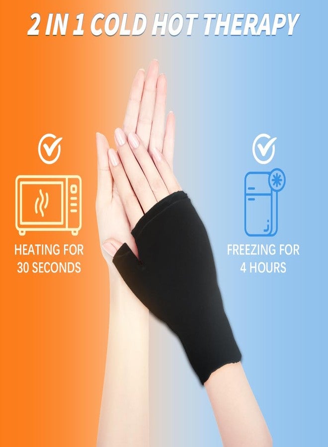 HANNEA® Compression Ice Cool Glove for Pain Relief, Reusable Gel Gloves Adjustable Wrist Strap Hot & Cold Therapy for Arthritis/Carpal Tunnel/Sports Injuries/Swelling/Joint Sprain/Bruises - Image 5