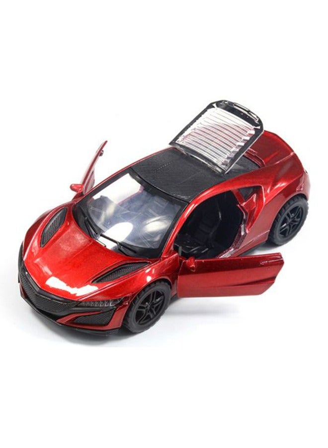 HALAMODO 1:36 Alloy Sports Car Model , Pull-Back Toy Car , Model Car for Kids Boy Girl Gift , Collectible Display ,Red - Image 3