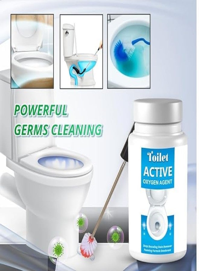 Premium Collection Toilet Cleaner Agent, All Purpose Cleaning Powder Toilet Bowl Foam Cleaner, Effectively Cleans Stubborn Dirt from The Toilet, 100gm, Pack of 1 - Image 2