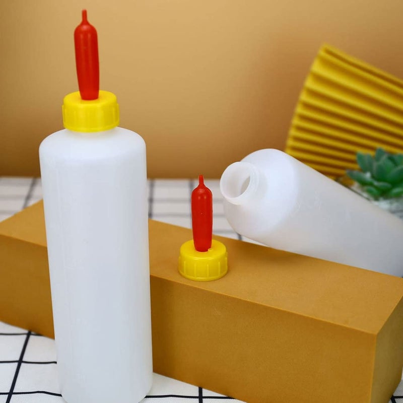 comfrt 5 Sets Animal Feeding Bottles Kid Livestock Drink Bottle Goat Milk Bottle Lamb Nursing Bottles Milk Feeder Bottles for Farm (5 Bottles& 5 Nipples) - Image 2