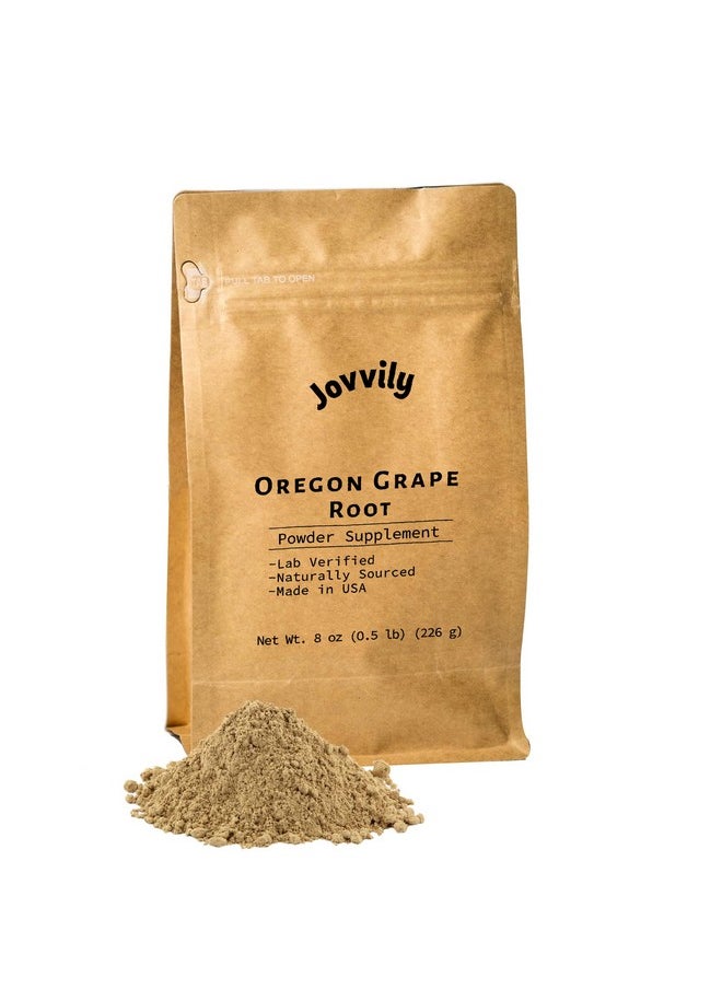 Jovvily - Oregon Grape Root Powder 8 Oz Single Ingredient Herbal Supplement - Image 1