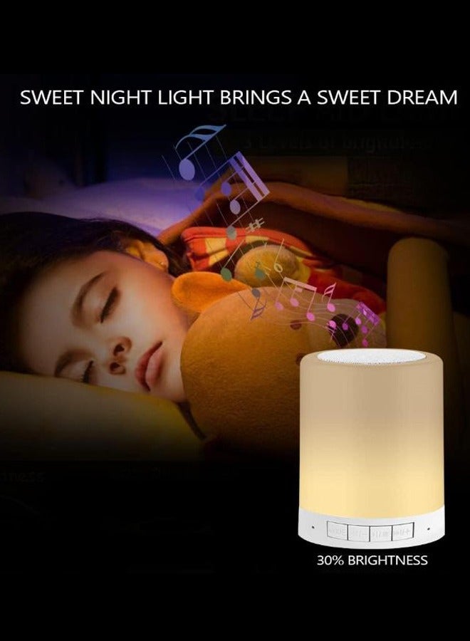 WooFree Portable Bluetooth Speaker with 6 Color Dimmable LED Lamp - Image 2