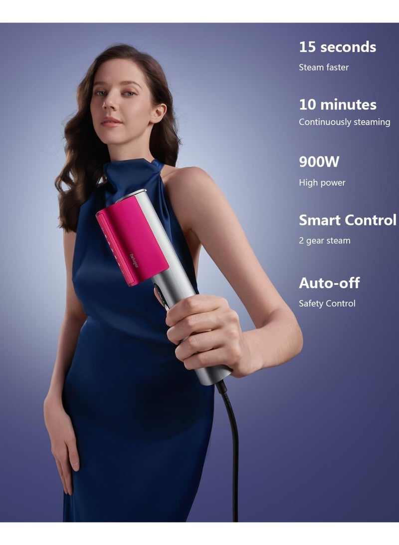 nesugar G3 Pro Smart Handheld Steamer for Clothes – Global Voltage Adaptation, Palm-Sized & Lightweight (0.8lb), Dual Steam Modes, Auto Shut-Off, Travel & Home Double Use (sliver gray) - Image 4