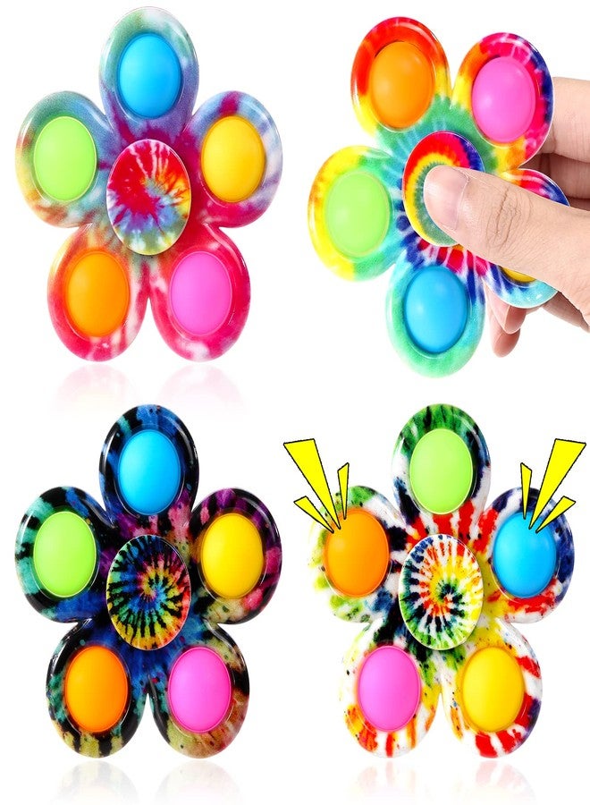 Effacera Fidget Spinners Toys 4 Pack, Fidget Toys for Kids Adults, Bulk Pop Sensory Spinner Toys Stress Relief, ADHD Autism Products for Girls Boys, Kids Birthday Party Favors Classroom Prizes - Image 1