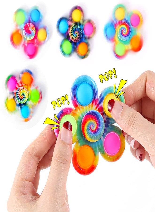 Effacera Fidget Spinners Toys 4 Pack, Fidget Toys for Kids Adults, Bulk Pop Sensory Spinner Toys Stress Relief, ADHD Autism Products for Girls Boys, Kids Birthday Party Favors Classroom Prizes - Image 4