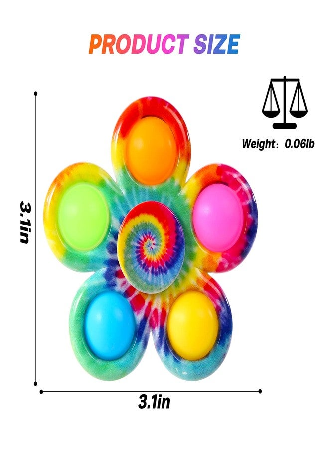 Effacera Fidget Spinners Toys 4 Pack, Fidget Toys for Kids Adults, Bulk Pop Sensory Spinner Toys Stress Relief, ADHD Autism Products for Girls Boys, Kids Birthday Party Favors Classroom Prizes - Image 2