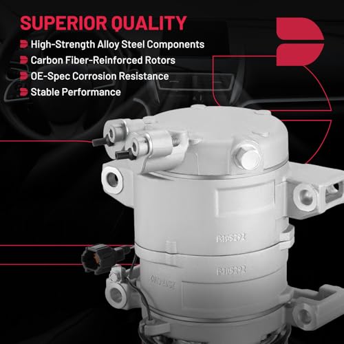 BDFHYK Air Conditioning A/C Compressor with Clutch Compatible with Infiniti QX80 2014-2022, QX56 2004-2013, Compatible with Nissan Armada 2005-2022, NV2500 NV3500 12-21, Pathfinder 08-12, TITAN - Image 4