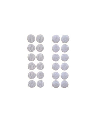 TRADIENT Adhesive Hook Loop Dots Tape 16mm Diameter White Color 100 Pair of Hook Loop Dots - pzsku/Z39E84828849294EF0B05Z/45/1748243998/e6983684-80b0-4de7-aa95-7a80aff593d1