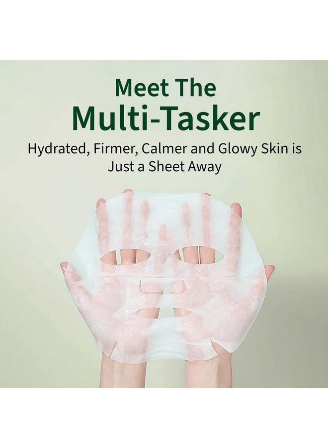 MADECA Derma 10 Pack Revitalizing Mask For Women (100% Pure Cotton Sheets/10Pcs) Face Mask Sheet Korean Skincare Hydrating Facial Mask For All Skin Types Instant Repairing & Moisturizing - Image 3