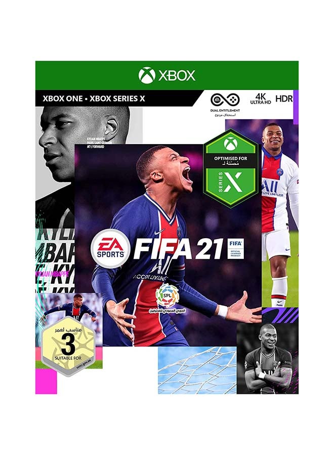 لعبة الفيديو "FIFA 21"- إنجليزي/ عربي - (إصدار الإمارات العربية المتحدة) - رياضات - xbox_one_series_x