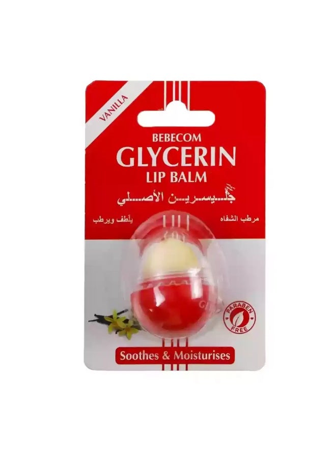 Bebecom Glycerine Lip Balm With Vanilla Essence For Soothing And Moisturizing- 10gms - Image 1