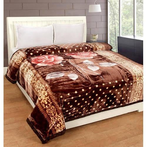 Bezzilish Home Bezzilish Home Luxurious Blanket Double Bed for Heavy Winter Mink Blanket Lightweight Specially for Diwali Gift Size 220 X 240 Cm Pack of 1 Multicolor 06 