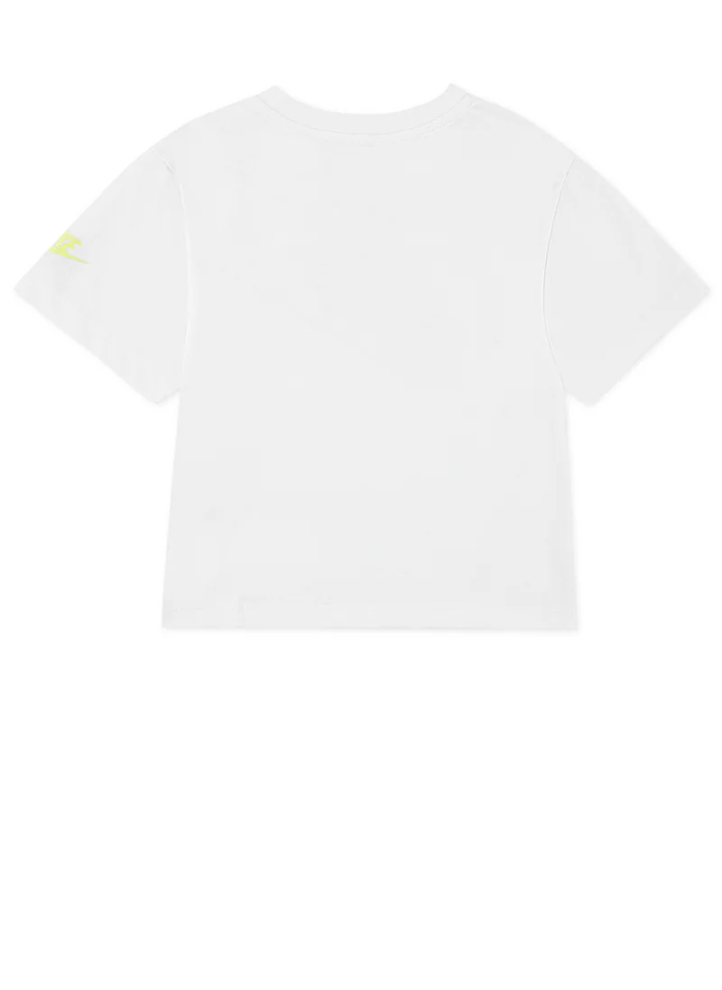 نايكي Kids Flow-Ral Boxy Graphic T-Shirt