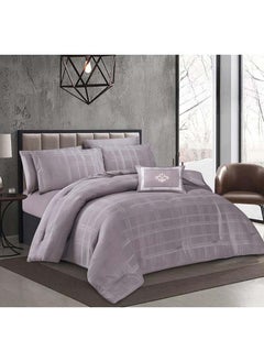 Hours , 4 pieces, Comforter set from Hours, with an elegant panttern Microfiber single size  170 x 220  cm  - Image 1