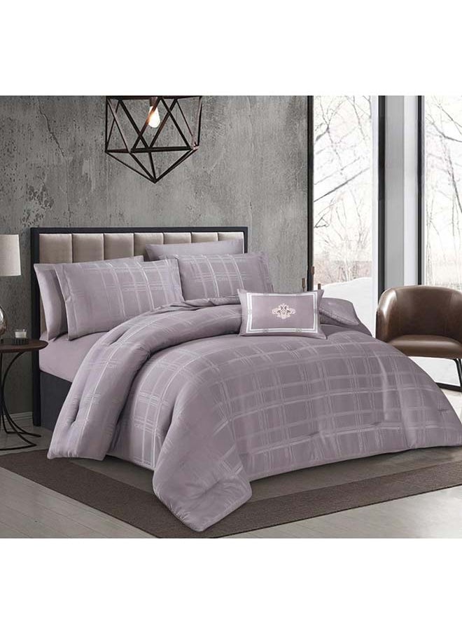 Hours - , 4 pieces, Comforter set from Hours, with an elegant panttern Microfiber single size  170 x 220  cm - Image 1