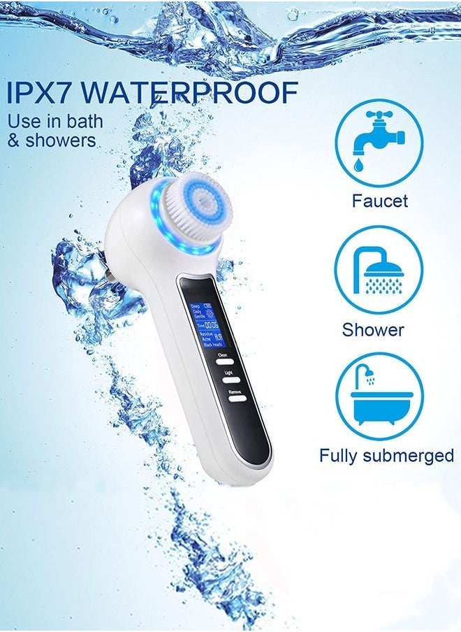 general Electric blackhead Cleansing Brush set, LCD screen vacuum charging cleanser, IPX7 waterproof 3-in-1 cleanser, exfoliating Cleansing brush and deep pore Cleansing cleanser - Image 4