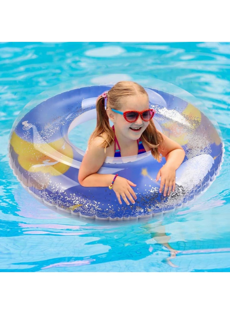 SOLARAE Glitter Pool Float, Colorful Swim Party Toys, Swimming Float, Suitable for Pool Parties Suitable for Water Sports, Protect your Own Safety - Image 4