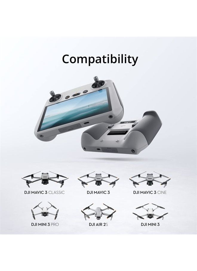 dji - RC - Remote Controller for DJI Mini 3/DJI Mini 3 Pro/DJI Mavic 3 Classic/DJI Mavic 3/DJI Mavic 3 Cine/DJI Air 2S, Lightweight Body, FHD Screen, 4hr Battery, O3+ Transmission - Image 1
