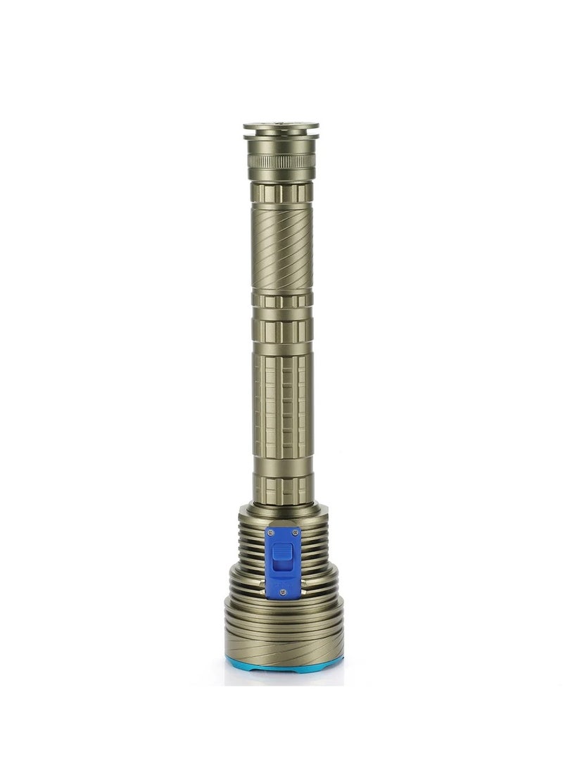 Scuba Flashlight Professional Underwater Diving IPX68 Waterproof Torch 9 LED Light For Caving Snorkeling Spearfishing Lamp(White Light) - Image 4