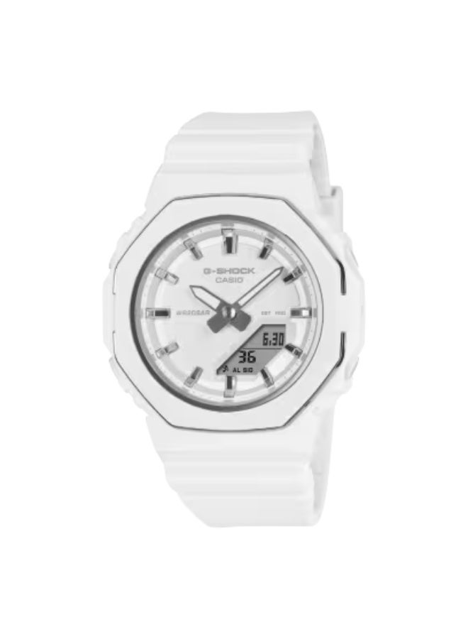 Casio G-Shock Women’s Digital Watch | GMA-P2110-7ADR | White Resin Case & Strap, Shock-Resistant, 200M Water Resistant, LED Light, Stopwatch, Countdown Timer, World Time, Daily Alarms – Durable Sport Fashion Watch