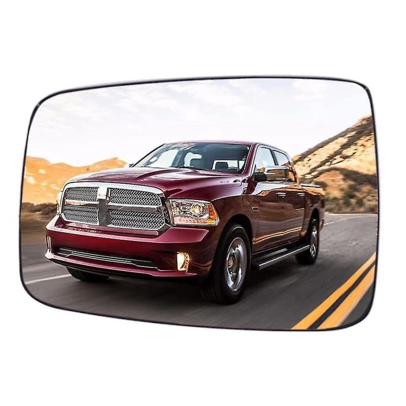 Heated Car Mirror Glass: 1 Left Rearview Replacement Glass - Quick Snow Rain Thaw Easy Snap-In Installation for Dodge Ram 1500 2009-2019 Ram 2500 2012-2019 Non-Towing Vehicle - Image 4