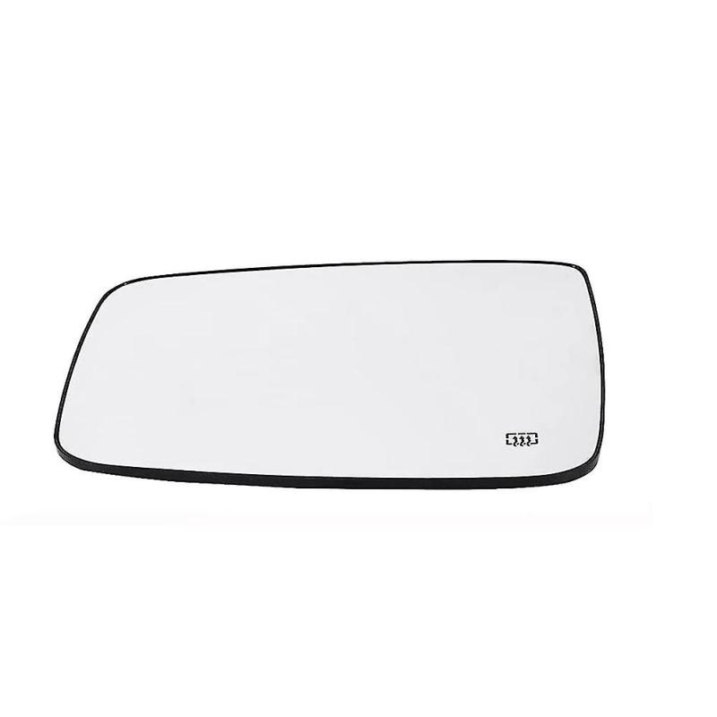 Heated Car Mirror Glass: 1 Left Rearview Replacement Glass - Quick Snow Rain Thaw Easy Snap-In Installation for Dodge Ram 1500 2009-2019 Ram 2500 2012-2019 Non-Towing Vehicle - Image 1