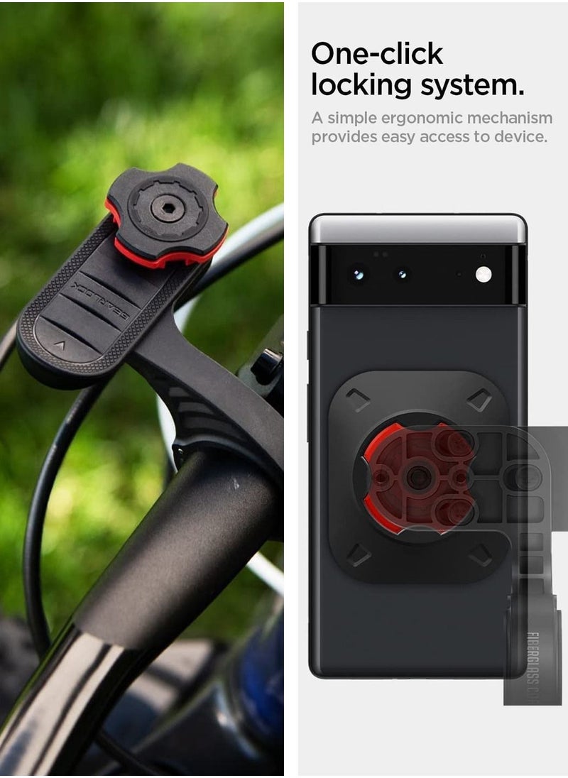 Spigen - Gearlock Mobile Bike Mount Out Front Handlebar with Universal Adapter for Smart Phone - Image 1
