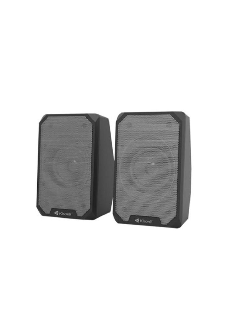 Kisonli KS-05 Multimedia USB Speaker High Quality Music  - Image 2