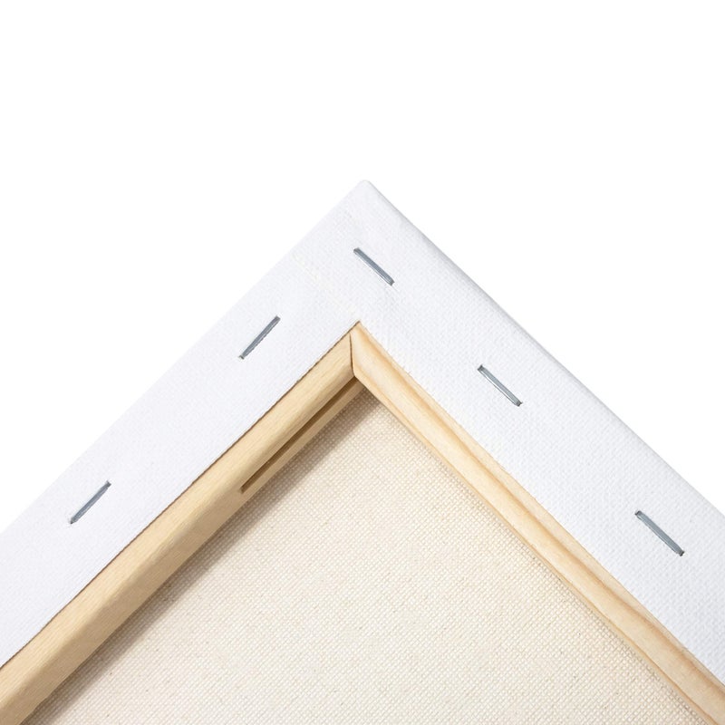 milo Stretched Artist Canvas | 11x14 inch | Value Pack of 8 Canvases for Painting, Primed & Ready to Paint Art Supplies for Acrylic, Oil, Mixed Wet Media, & Pouring, 100% Cotton with Pine Wood Frame - Image 2