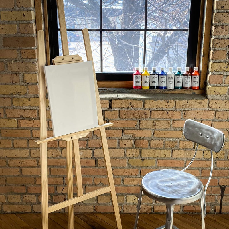 milo Stretched Artist Canvas | 11x14 inch | Value Pack of 8 Canvases for Painting, Primed & Ready to Paint Art Supplies for Acrylic, Oil, Mixed Wet Media, & Pouring, 100% Cotton with Pine Wood Frame - Image 5