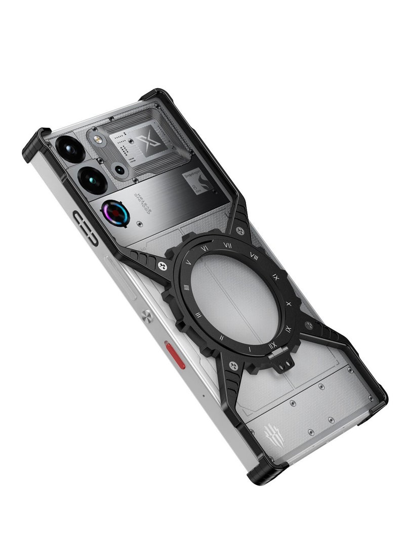 تنطبق على الشياطين الحمر 10PRO / 10PRO + المعادن X- نوع حالة الهاتف المحمول ، شفط المغناطيسي مضيئة والعتاد قوس ، بلا حدود المضادة-- إسقاط الغطاء - Image 1