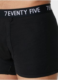 Seventy Five Basics 12 Pack Waist Band Trunks With Antibacterial Finish  - Image 3