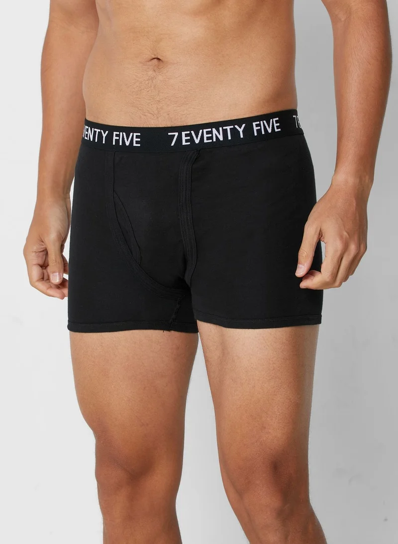 Seventy Five Basics 12 Pack Waist Band Trunks With Antibacterial Finish