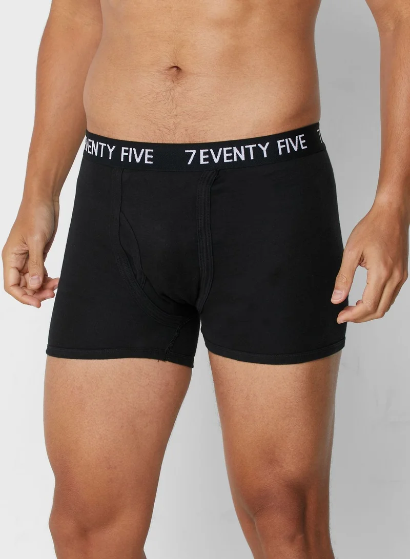 Seventy Five Basics 12 Pack Waist Band Trunks With Antibacterial Finish