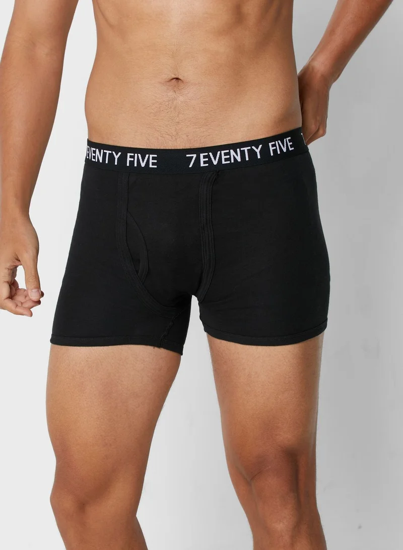 Seventy Five Basics 12 Pack Waist Band Trunks With Antibacterial Finish