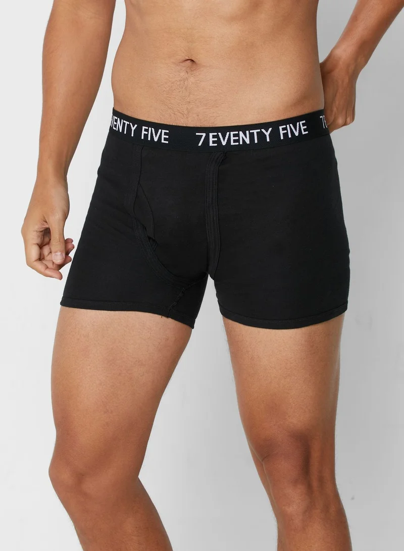 Seventy Five Basics 12 Pack Waist Band Trunks With Antibacterial Finish