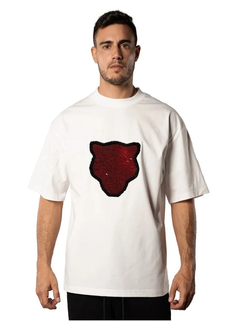 فريق تنجيم TANJIM SQUAD - PANTHER SEQUENCE T-SHIRT WHITE