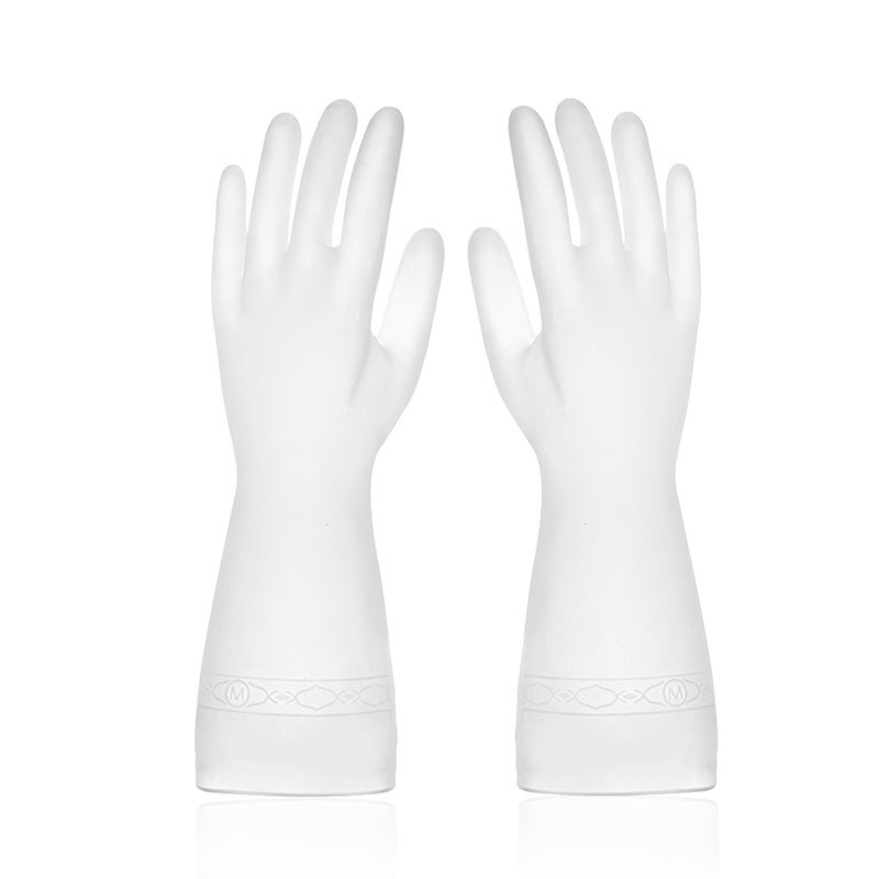 Thick PVC Gloves for Dishwashing Waterproof Micro transparent (60g) Micro transparent (60g)