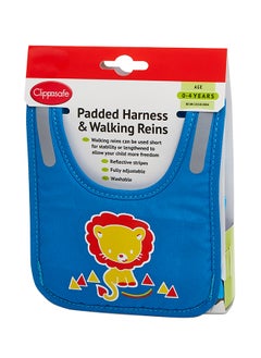Clippasafe Padded Harness And Reins - Lion Motif  - Image 1