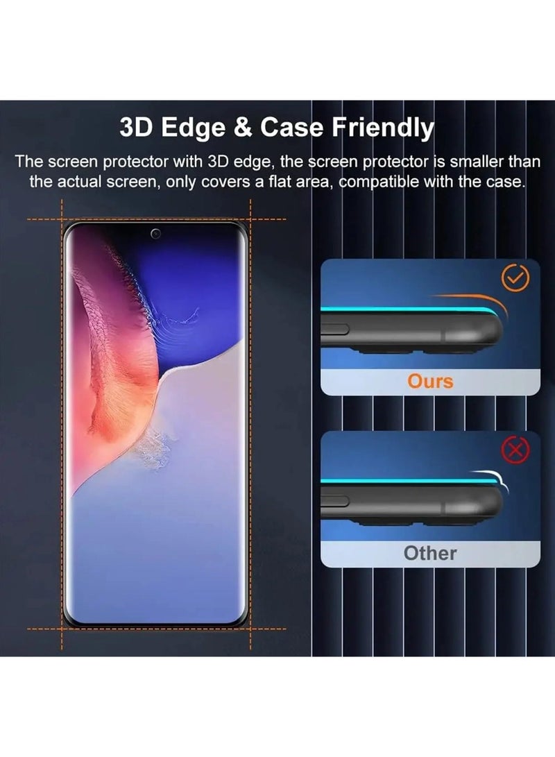 2 PCS Tempered Glass for HONOR X9b 5g Screen Protector, Comfortable Touch Feeling,Easy Install, High Responsive Anti-scratch Anti-drop Anti-fingerprint Phone Display Cover Accessory - Image 4