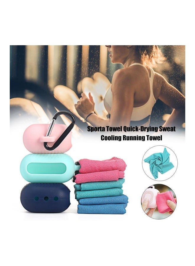 NIBEMINENT Portable Outdoor Sports Towel Set 40x40cm - Image 2