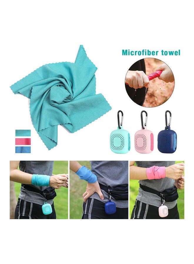 NIBEMINENT Portable Outdoor Sports Towel Set 40x40cm - Image 3