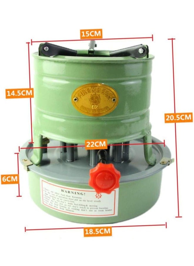 silvercnc - Outdoor Cooking Stove Kerosene Stove Burner Camping Hiking - Image 1