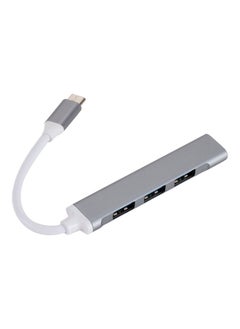 نيبمينينت محول موزع Type C بـ 4 منافذ USB رمادي  - Image 4