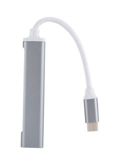 نيبمينينت محول موزع Type C بـ 4 منافذ USB رمادي  - Image 5