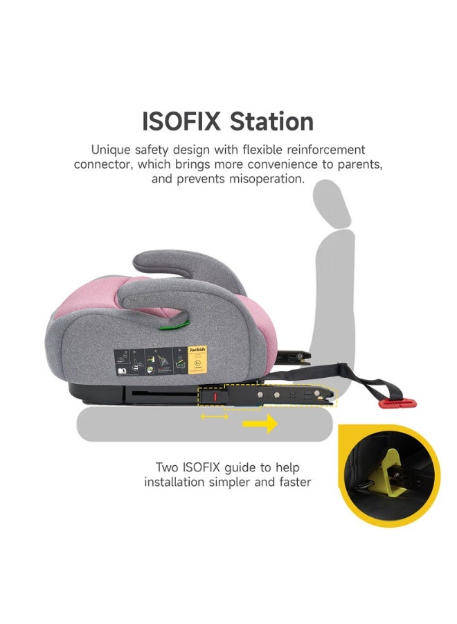 Jovikids مقعد تعزيز أوهُو I-Size للسيارة مع نظام ISOFIX، 125-150 سم (المجموعة 2/3، 6-12 سنة)، ECE R129 - Image 3