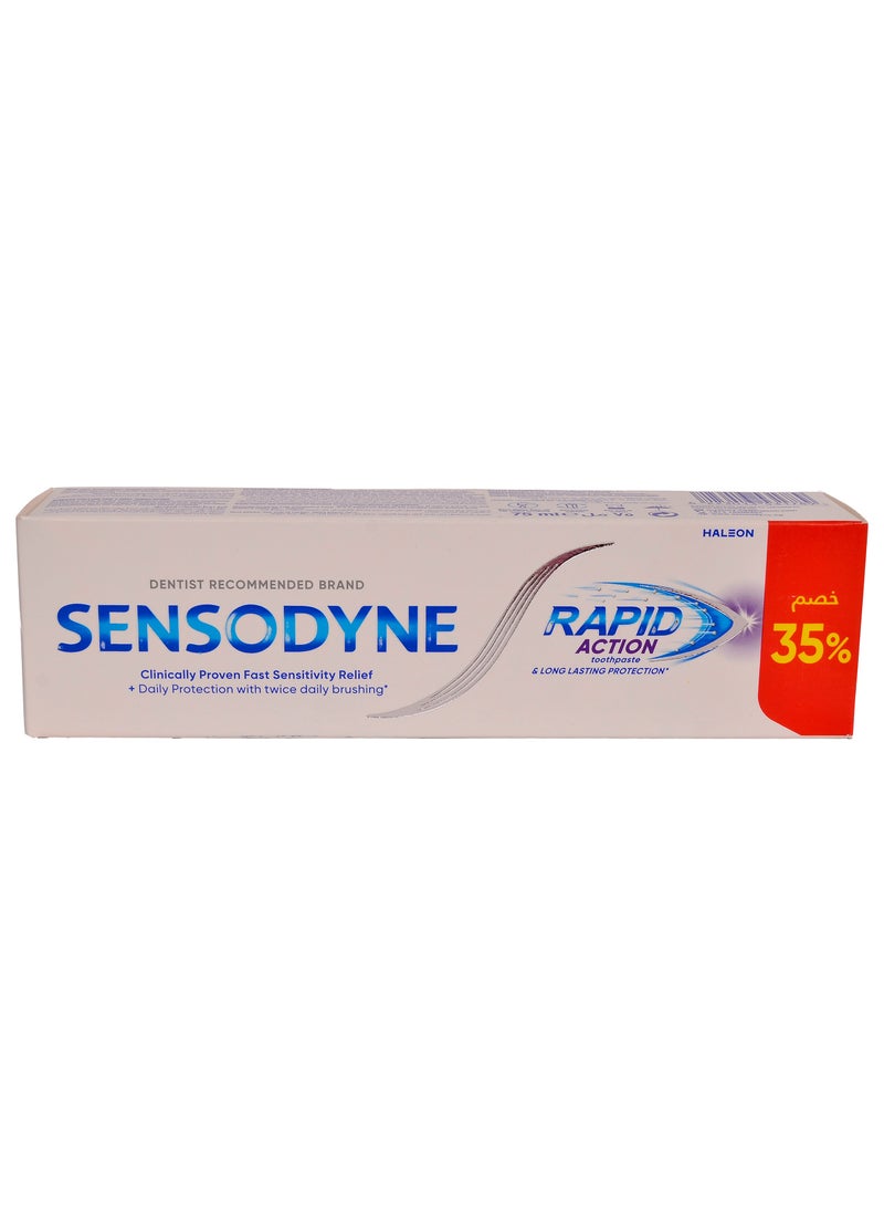 Sensodyne - Sensodyne Toothpaste Rapid Action, 75ml - Image 1