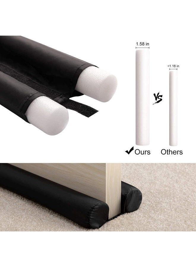 Muove Door Draft Stopper, Size 30" to 36" Under Door Draft Blocker Air Door Guard Door Sound Blocker Door Sweep, Energy Saving - Image 4