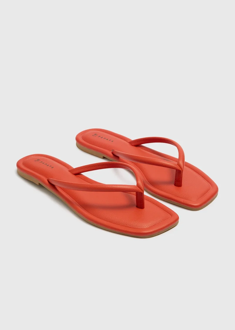 ماتلان Orange Toe Post Sandals